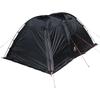VASTLAND 2-комнатная купольная палатка размера S для 3 человек, простая в установке, семейная палатка черного цвета