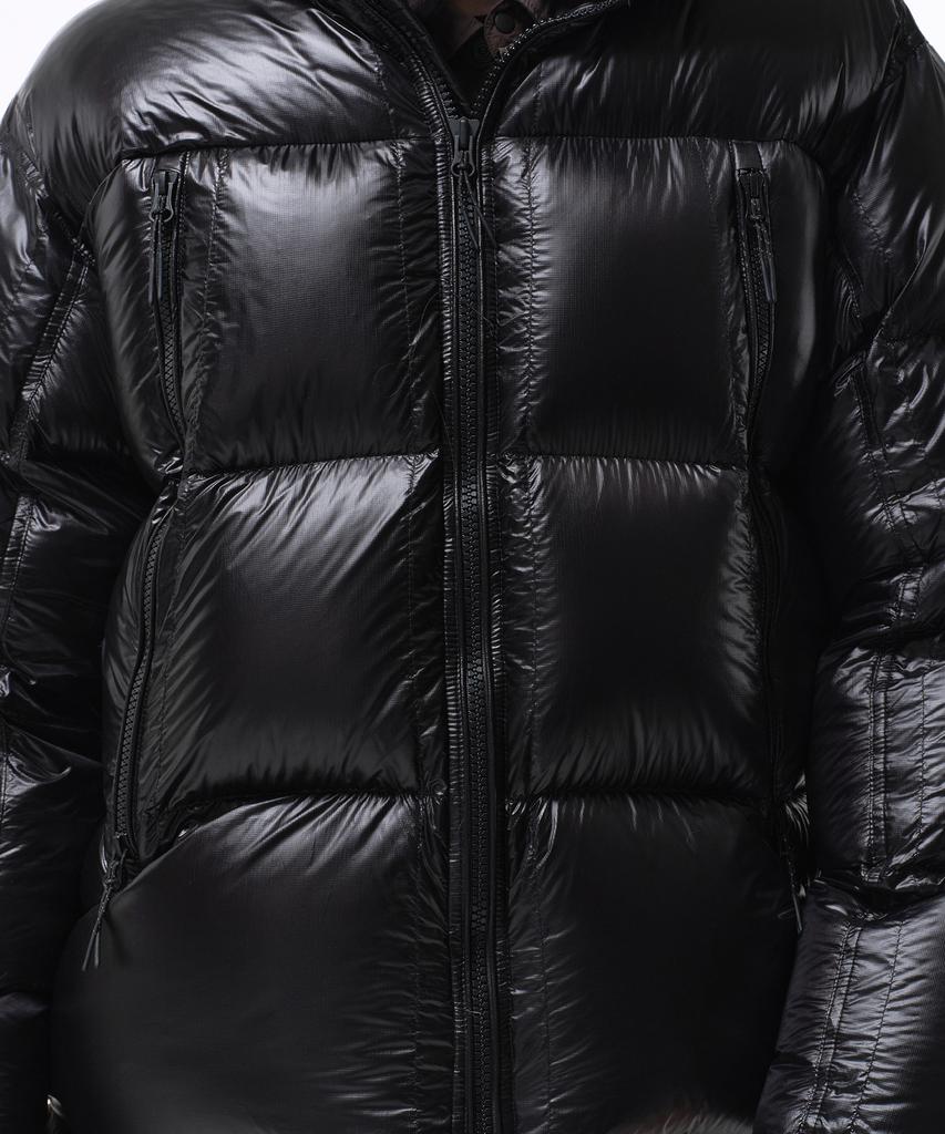 Musinsa Standard [City Leisure] Sheer Ripstop Double Pocket Down Short Padded Jacket [Black]