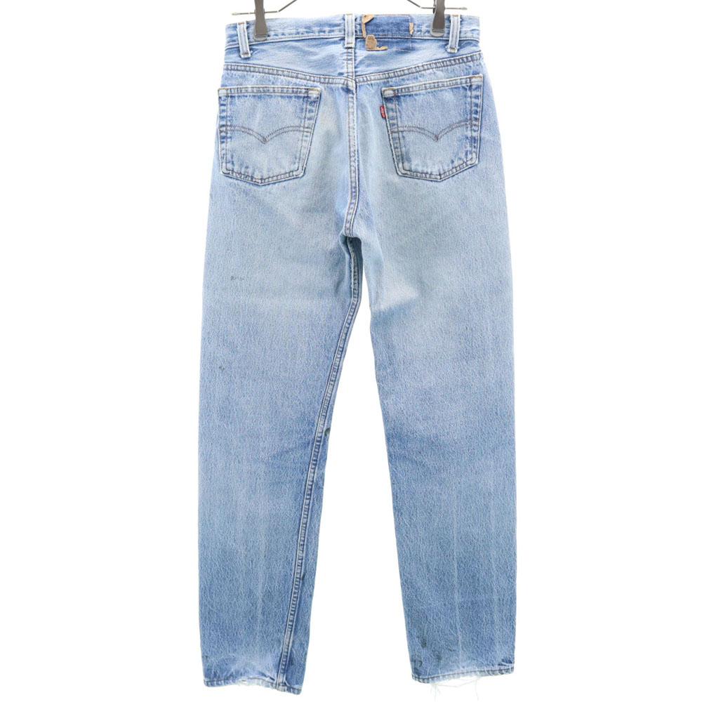 Levi's 501 80-х с пуговицами на спине 552 Коэффициент усадки 10% Прямые джинсы Мужские Б/У