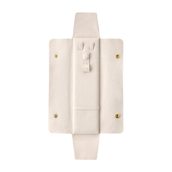 Мешочек для хранения ювелирных изделий на кнопке, из микрофибры, устойчивый к царапинам, дорожный органайзер для ювелирных изделий для ожерелий, серег-пуссетов, колец