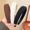 1/2/3/5pcs Wild Solid Color Sponge Headband for Women Fashion Girl Wash Face Wide Edge Simple Hair Band