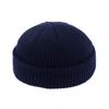 Knitted Beanie Hat Unisex Cap Fashion Hip-hop Cuffed Short Cap Bonnet Warm Ribbed Fisherman Hat