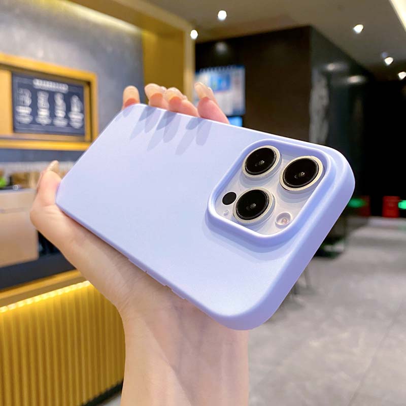 Новый однотонный чехол для телефона для IPhone 16 15 14 13 12 11 Pro Max 16Pro Мягкий силиконовый Ударопрочный Защитный Аксессуары Чехол