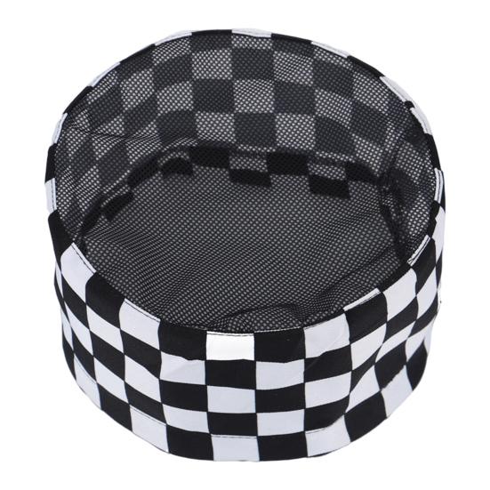 Chef Hat Unisex Kitchen Hat Hotel Restaurant Cook Cap Good Breathability Hollow Mesh Top Waiter Chef Work Cap Workshop Factory Hat