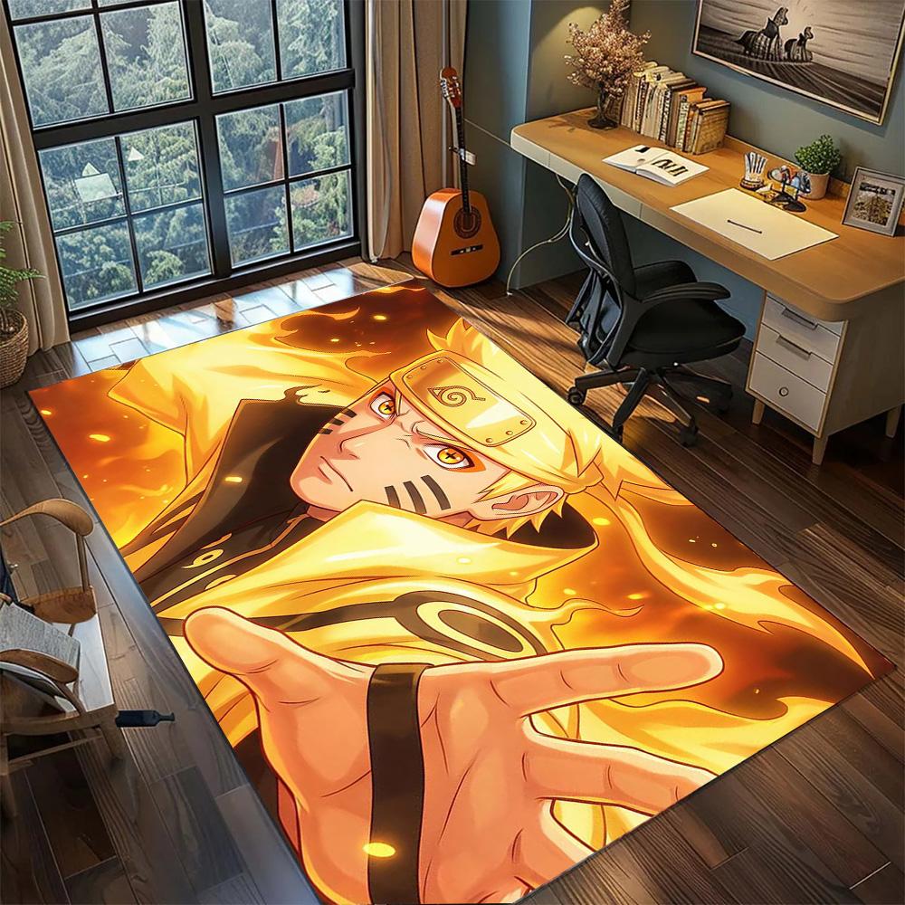 Non Slip Naruto Floor Mat Carpet Washable Large Area Rug for Bedroom Gamer Room Home Decor