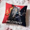 Игровой чехол для подушки v-Valorants Премиум-комфорт Двусторонний чехол для подушки - Дизайн «Два в одном» для любой комнаты и салона автомобиля