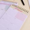 Ежедневник-напоминалка A5 Планировщик Блокнот Органайзер времени 2025 Английский Повестка дня Книга Школа