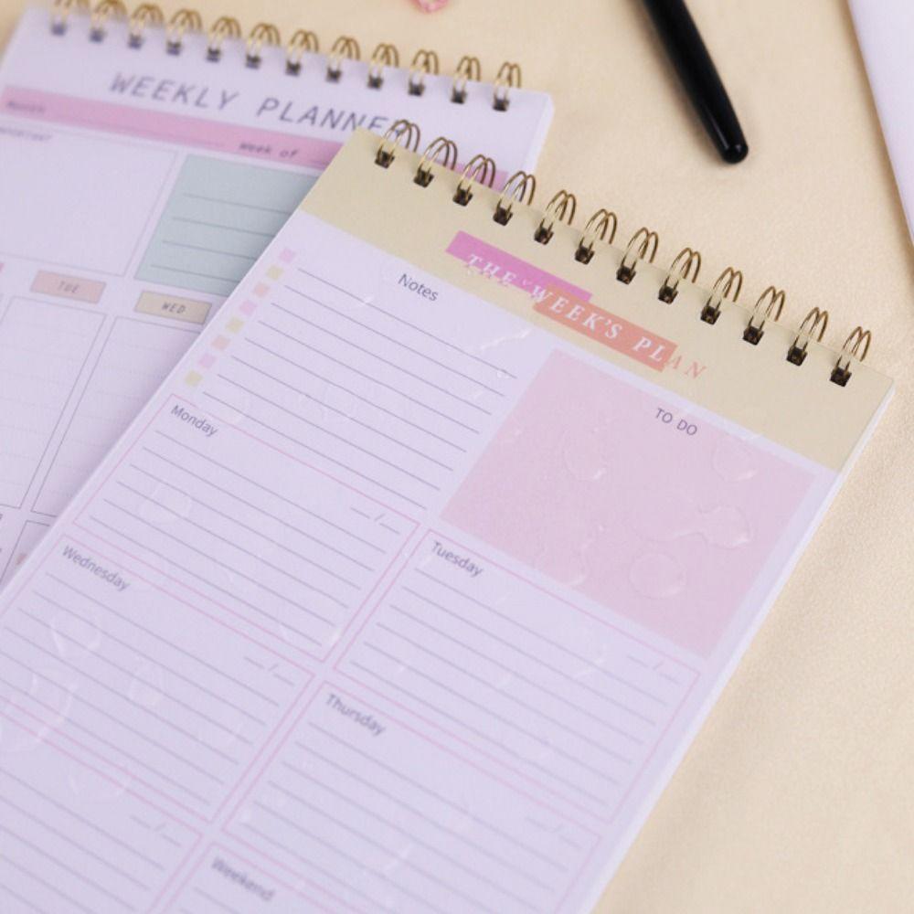 Ежедневник-напоминалка A5 Планировщик Блокнот Органайзер времени 2025 Английский Повестка дня Книга Школа