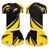 Mens Boxing Rash Guard Set UFC Training Short Sleeve Top Shorts MMA Kickboxing Gym