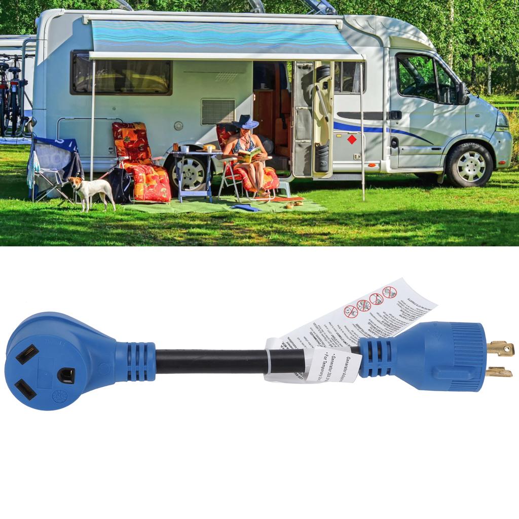 Портативный переходной кабель для питания RV 30A на 30A 125V 10awg 3 провода для зарядки транспортных средств