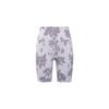 Plant Print Cycling Fitness Shorts Women Shorts Purple A11W321612F-ZA