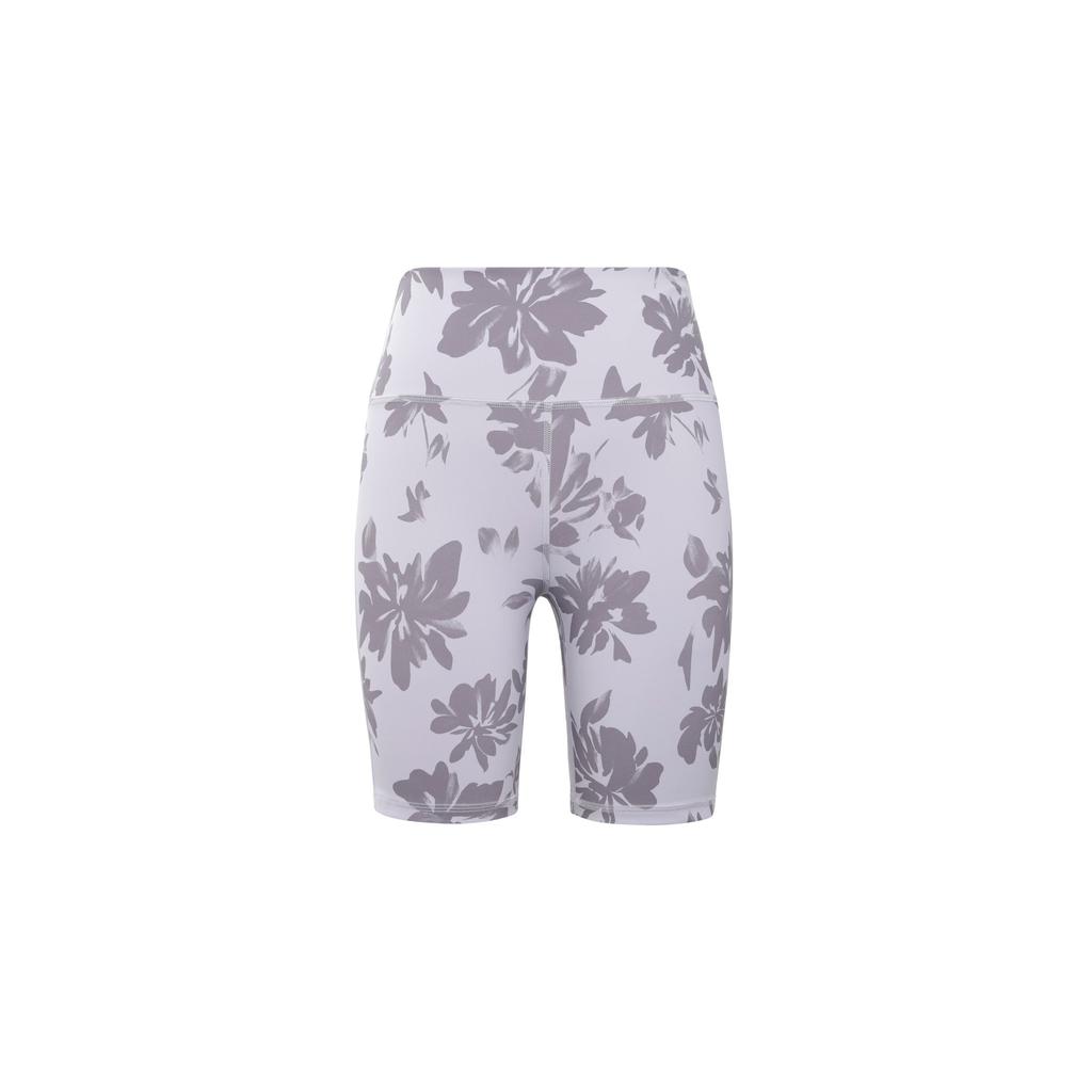 Fila Plant Print Cycling Fitness Shorts Women Shorts Purple A11W321612F-ZA