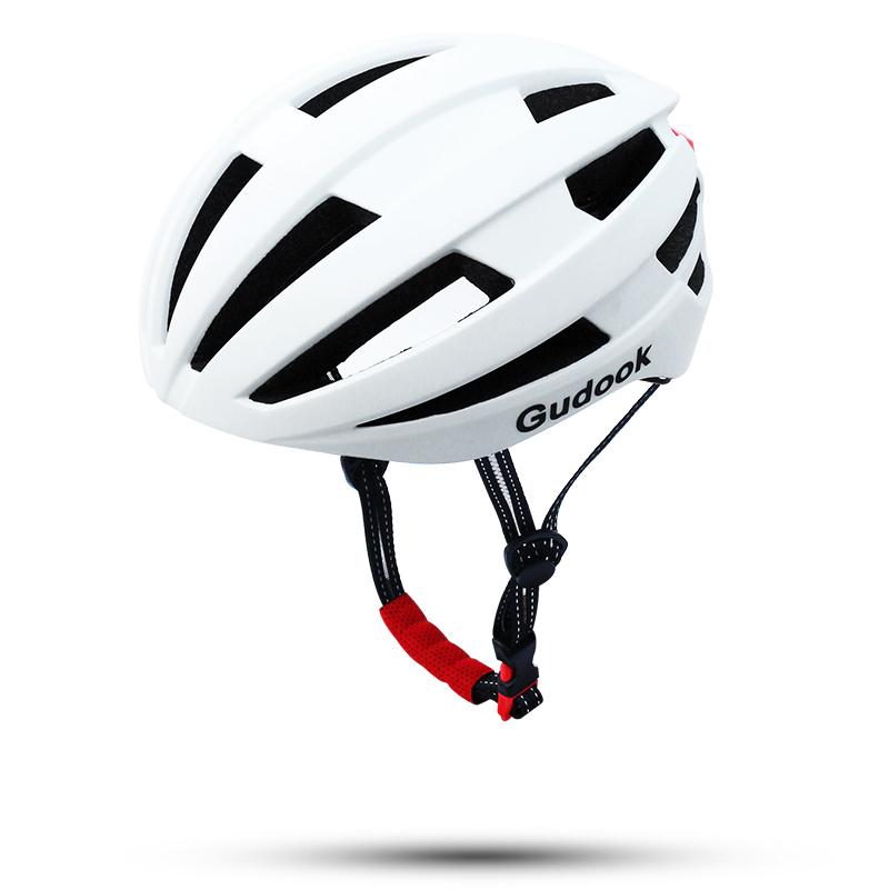 Gudook New  Latest Model Tail LED Light Adults Youth Cycling Helmet Outdoor Sport Riding Bike Bicycle Helmet