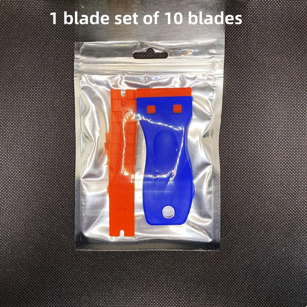 Пластиковый шпатель для удаления автомобильной пленки и клея - скребок для уборки дома