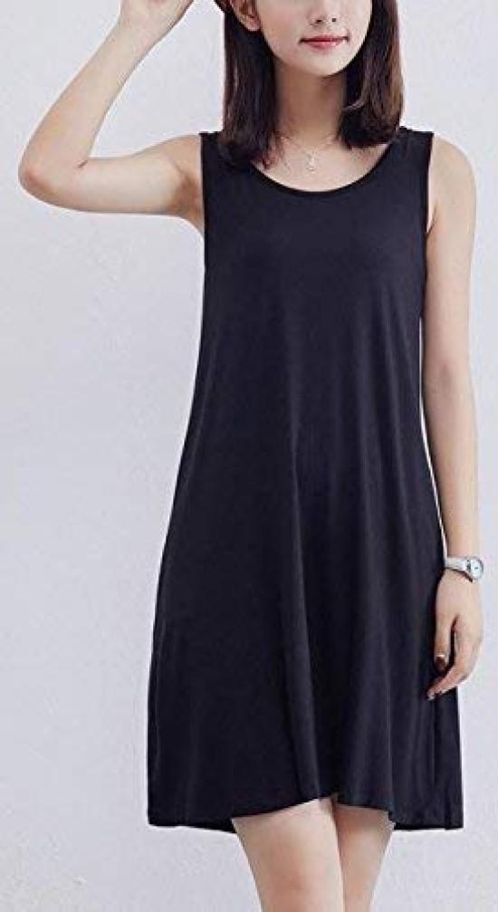 Женский топ-майка платье мини длины длинное платье-подкладка вырез лодочкой для беременных внутренняя милое выше колена длинное красивое девчачье платье-рубашка стройнящее шикарное