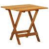 VidaXL Bistro Table 46x46x47 Cm Solid Acacia Wood