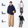MINISO Мужская модная толстовка с капюшоном в стиле колор-блок