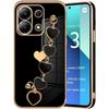 Case - E.F.CONNECTION - for Xiaomi Redmi Note 13 4G - Shockproof - TPU - Love Pattern - Black Bracelet