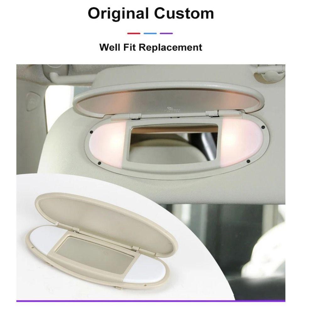 Lamp Slice Car Roof Sunvisor Vanity Mirror Cover for MINI Cooper S One D JCW R55 R56 R57 R59 R60
