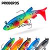 Упаковка приманки Lead Fish 7.5cm 13.5g Lead Head Soft Bait Sea Bass Boat Fishing Biomimetic False Bait T-tail Soft Bait