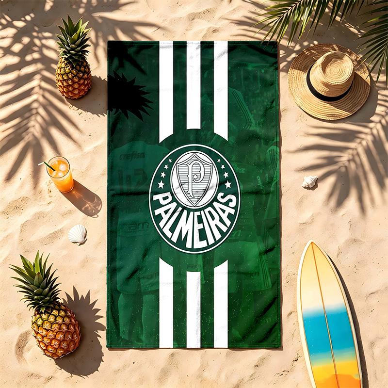 Sociedade Esportiva Palmeiras (1) Theme Beach Towel Sand Resistant Soft And Comfortable Suitable For The Pool Camping Yoga And Diving A Travel