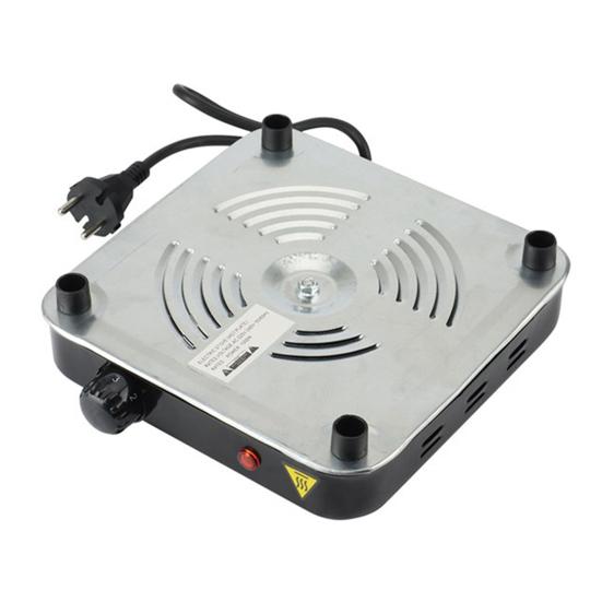 1000W Countertop Single Coiled Burner Electric Hot Plate Overheating Protection Easy To Clean Portable Electric Single Burner