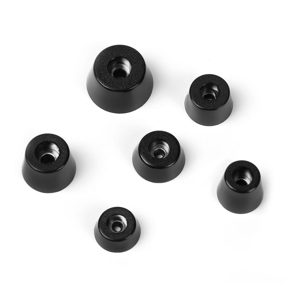 10 pcs Safe Cabinet Speaker Cushion Tapered Protective Pad PVC Foot Mat Furniture Slip Feet