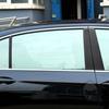 Декоративная накладка на центральную стойку B из настоящей карбоновой пленки, мягкая наклейка для Honda Accord 9-го поколения 2014 2015 2016 2017