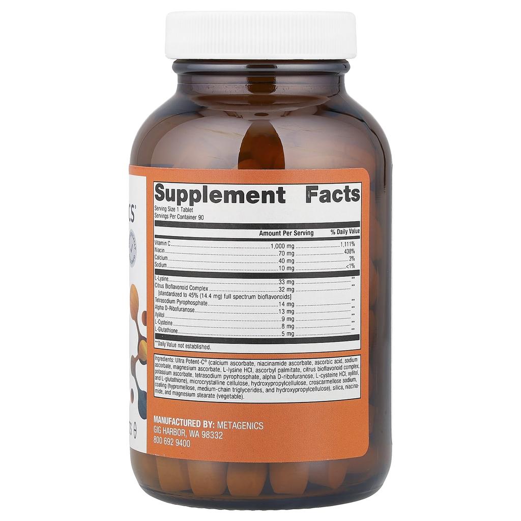 Ultra Potent-C® 1000 Vitamin C, 90 Tablets