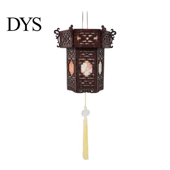 Chinese Lantern Making Kit DIY Vintage Palace for Kids, Style Wooden Frame Traditional Brocade Crafts, Material Set Mid-Autumn Festival Celebration