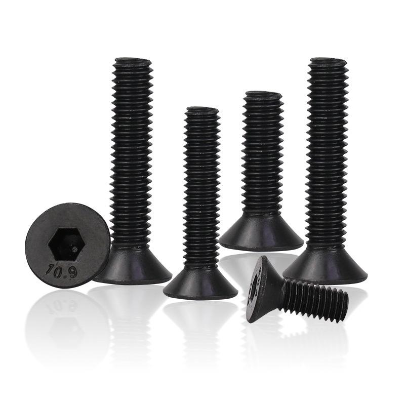 Hexagon Countersunk Head Screws - M2-M16, Grade 10.9, DIN7991, High-Strength Flat Head Bolts