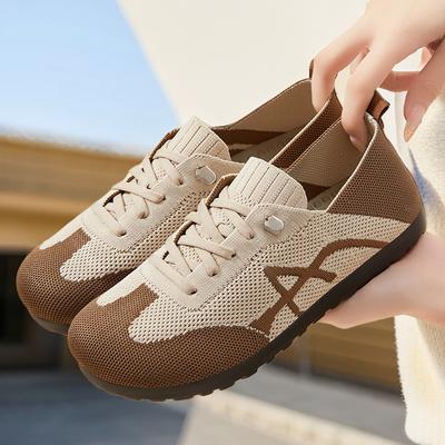 Обувь женская весенняя новая сетчатая обувь повседневная дышащая обувь Forrest Gump одна педаль ретро универсальная шнуровка немецкая тренировочная обувь
