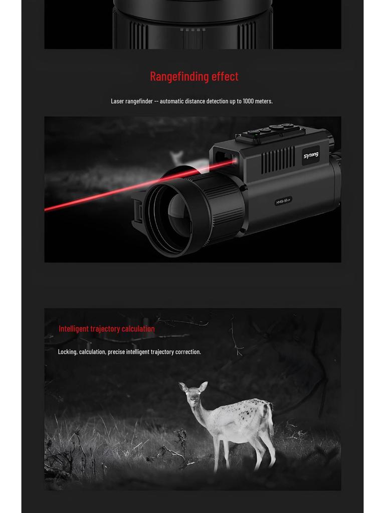 SYTONG MM06-50LRF HD Тепловизионный монокуляр ночного видения с расчетом дальности