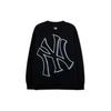 MLB Свитшоты New York Yankees Унисекс Черные С круглым вырезом Средняя стандартная посадка 3AMTB0431-50BKS
