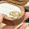 Fairy Hepburn Style Unique Foreign Style Enamel Gourd Open Ring Index Finger Ring Niche High Sense Medieval Ring Girl