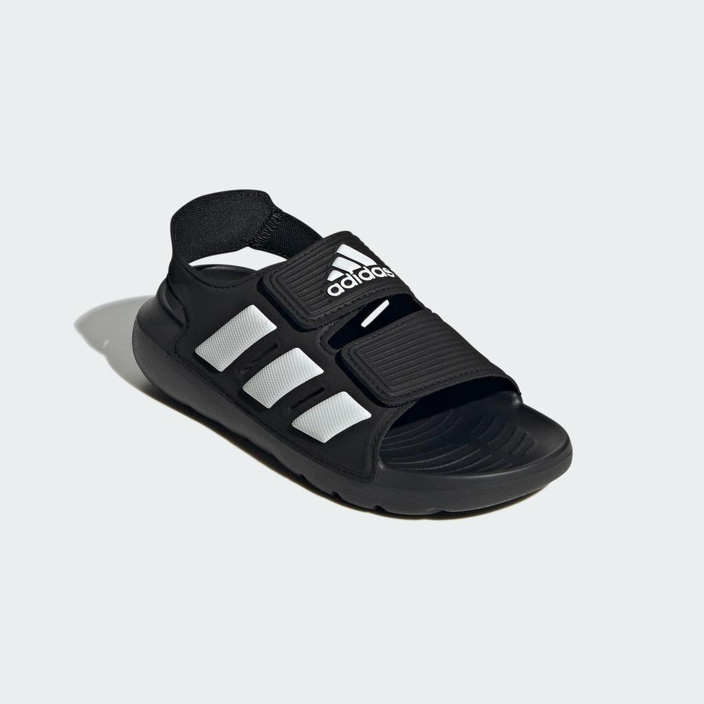 adidas Подростковые плавательные шлепанцы Junior Alta Swim Sports Sizes Boys и Core Black 2.0, 17-22см, для девочек, MCS39, черный/белый/основной (ID2839), 19,0 см