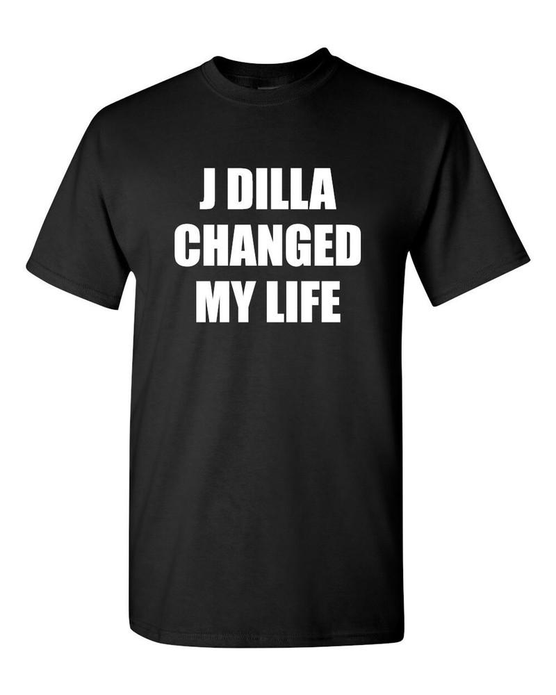 Футболка J DILLA CHANGED MY LIFE - Хип-хоп футболка рэп MF Doom Stones Throw Детройт Унисекс Футболка