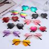 Fancy Accessories UV400 Protection Heart Sun Glasses Heart-Shaped Sunglasses Shades 90s Glasses