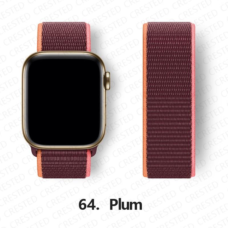 Нейлоновый ремешок для Apple, ремешок для часов 44 мм, 40 мм, 42 мм, 38 мм, браслет для умных часов, ремень, спортивный браслет-петля, iWatch series 3, 4, 5, 6, se, ремешок