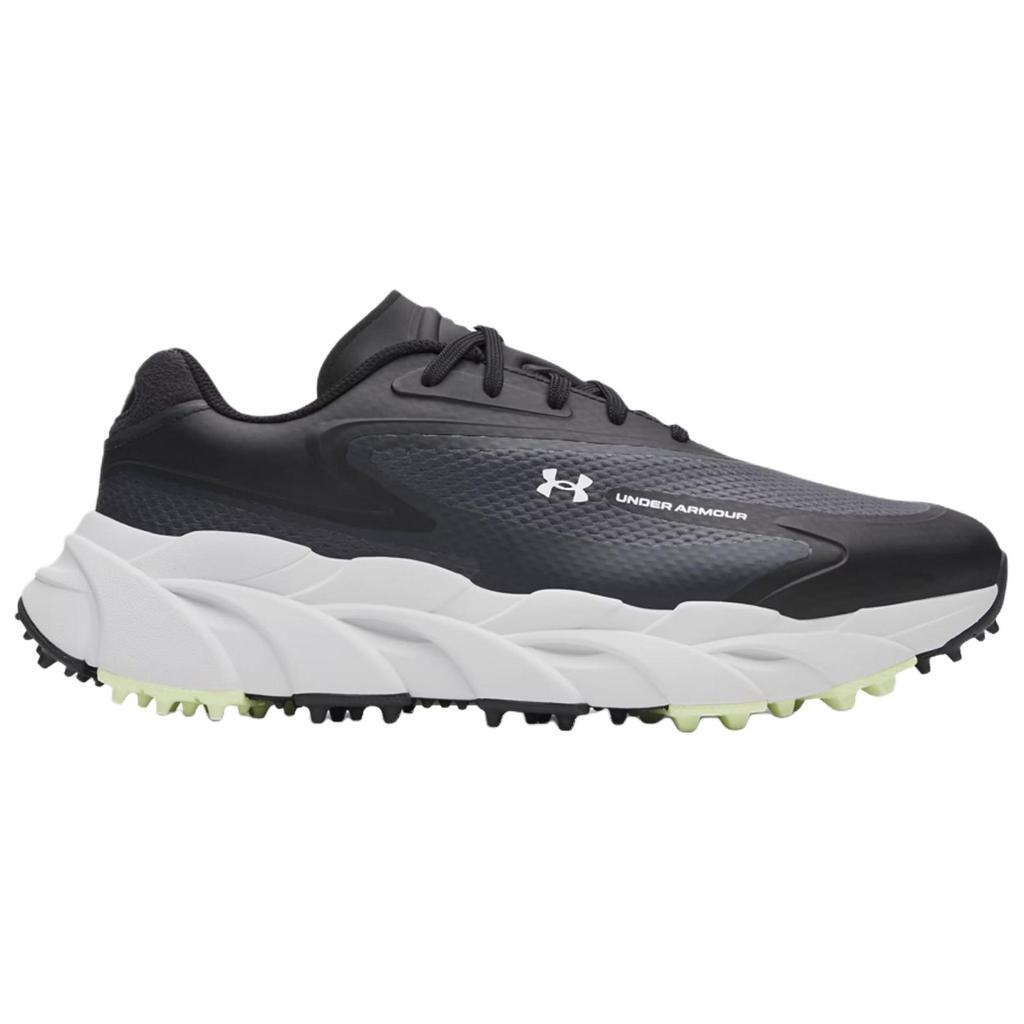 Under Armour Halo Гибридные Без Шипов Удобная Посадка Водонепроницаемые Дышащие Обувь для Гольфа Мужские Кроссовки Черные 6009283-001