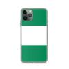 Coque iPhone - Multicolore - Drapeau Nigeria - Souple - Compatible iPhone 11 Pro - Verticale