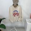 C S In The Room Worth vIntage letterIng looSe Fit Long Sleeve SweatShirt 3Color