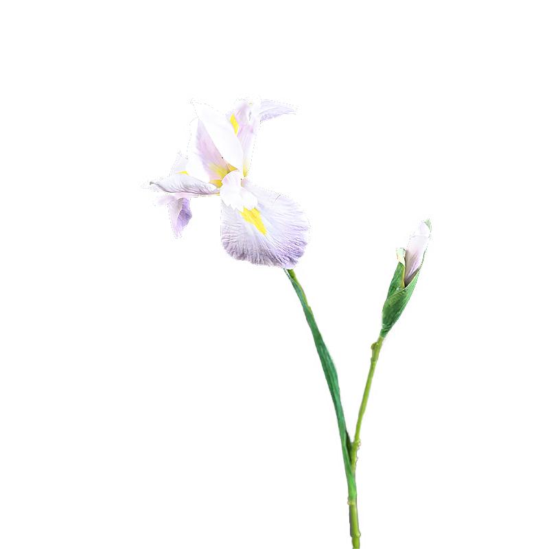 1PC Wedding Decoration Fake Flowers Flower Arrangement 2 Heads Silk Home Decor Iris Flower Branch Iris Flores Artificial Flower