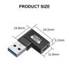 Male to Female USB-A to Type-C 3.1 Converter Laptop U Disk Connector Professional OTG Adapter