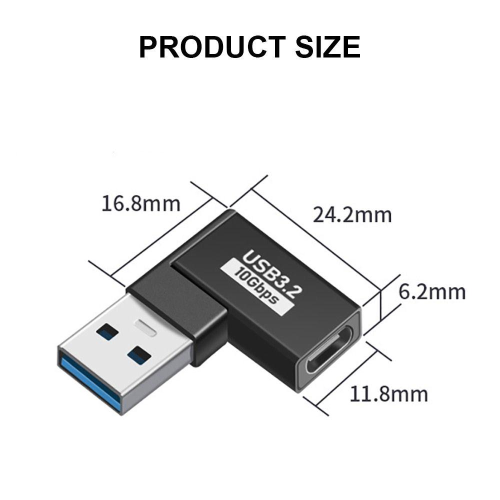 Male to Female USB-A to Type-C 3.1 Converter Laptop U Disk Connector Professional OTG Adapter