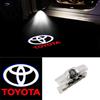 Car LED Door Warning Light Laser Projector Ghost Shadow Light Welcome Logo Lamp For Toyota Corolla RAV4 Camry Yaris C-HR Prius