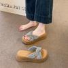 Fashion Shoes House Slippers Platform Slides Summer Clogs Woman Fashion Pantofle Beach Luxury 2025 Slippers Casual Summer Women's Shoes
