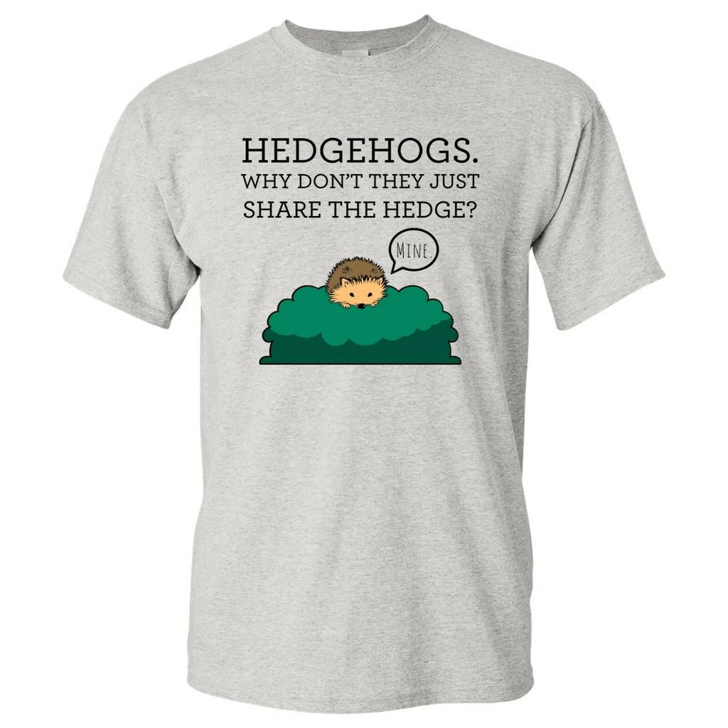 Hedgehogs - Funny Animal Share The Hedge Pun Humor T Shirt