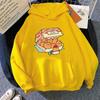 Kitten Nuggets Happy Hoodies Women Kawaii/cute High Street Sweatshirts Cat Biscuits Dipping Sauce Long Sleeve Men