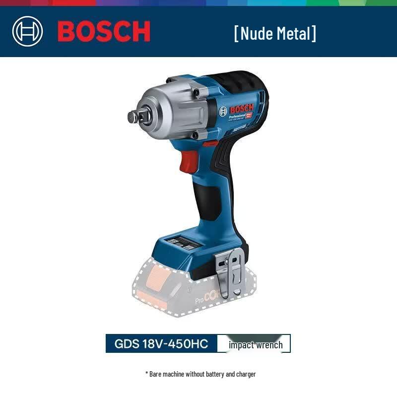 Bosch GDS18V-450 Cordless Impact Wrench CN plug (adapter included)